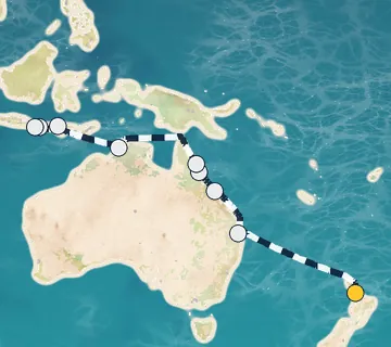 16 Night Auckland to Bali cruise