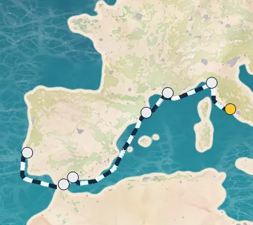 7 Night Rome to Lisbon cruise