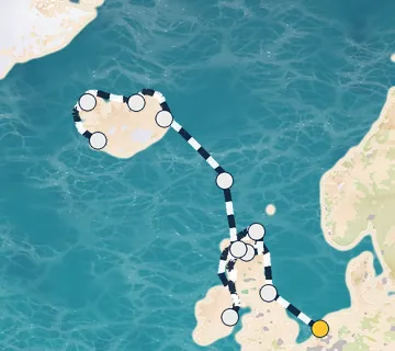 12 Night Ijmuiden to Reykjavik cruise