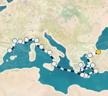 21 Night Istanbul to Barcelona cruise