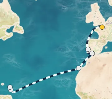 14 Night Paris to Pointe-a-Pitre cruise