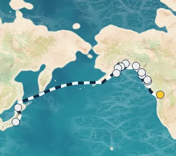 22 Night Vancouver to Tokyo cruise