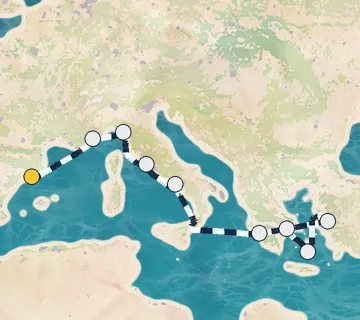 11 Night Barcelona to Athens cruise