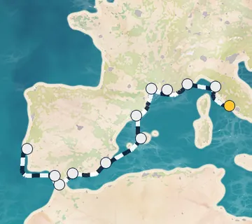 14 Night Rome to Lisbon cruise
