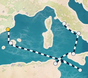 7 Night Barcelona to Rome cruise
