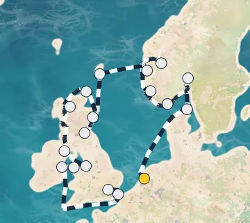 21 Night Amsterdam to Greenwich cruise