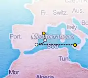 4 Night Barcelona to Palermo cruise
