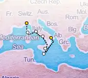 7 Night Taranto to Savona cruise