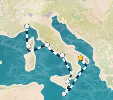 7 Night Taranto to Savona cruise