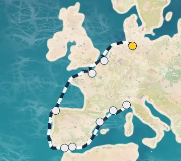 12 Night Hamburg to Savona cruise