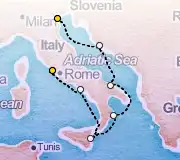7 Night Venice to Rome cruise