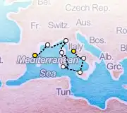 7 Night Barcelona to Rome cruise
