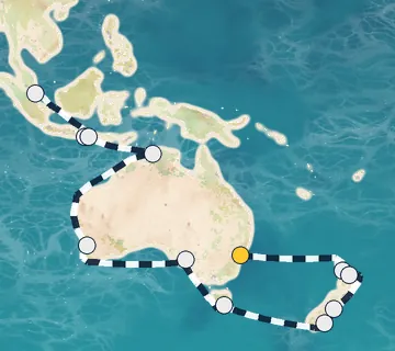 32 Night Sydney, Australia to Singapore cruise
