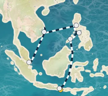 14 Night Bali to Singapore cruise