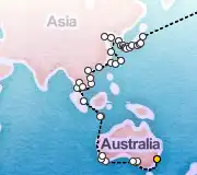 91 Night Sydney to San Diego cruise