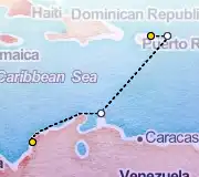 5 Night San Juan to Cartagena cruise
