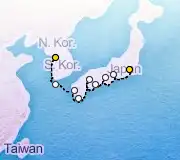 10 Night Tokyo to Seoul cruise
