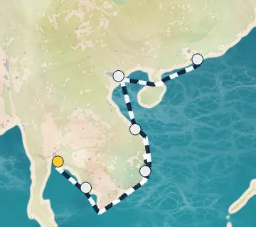 14 Night Bangkok to Hong Kong cruise