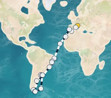 35 Night Marseille to Buenos Aires cruise