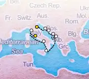 11 Night Rome to Ravenna cruise