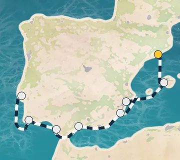 7 Night Barcelona to Lisbon cruise