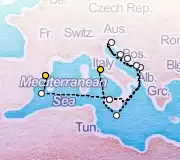 14 Night Rome to Barcelona cruise