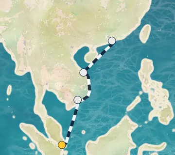 7 Night Singapore to Hong Kong cruise