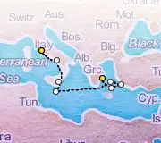 10 Night Athens to Rome cruise