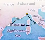 5 Night Savona to Savona cruise