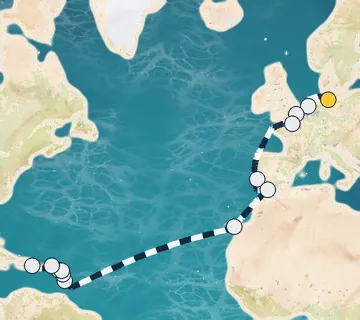 22 Night Hamburg to Santo Domingo cruise