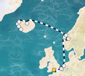 11 Night London to Reykjavik cruise