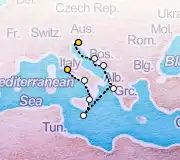 7 Night Rome to Trieste cruise