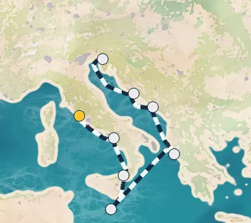 7 Night Rome to Trieste cruise