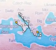 14 Night Rome to Athens cruise