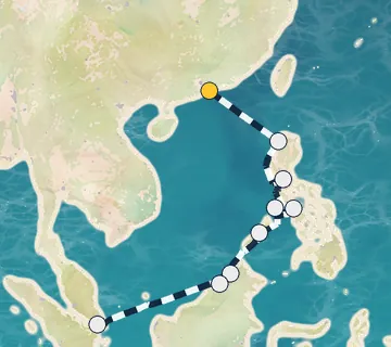 12 Night Hong Kong to Singapore cruise