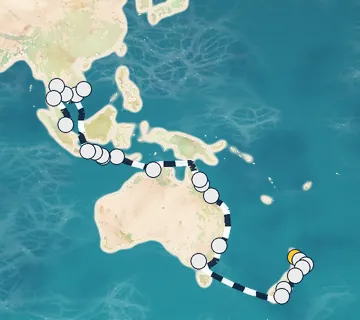 43 Night Auckland to Singapore cruise