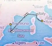 7 Night Rome to Barcelona cruise
