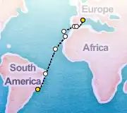 17 Night Rio to Barcelona cruise
