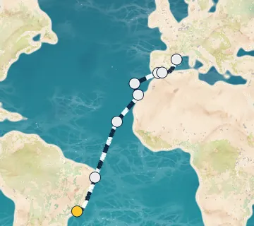 17 Night Rio to Barcelona cruise