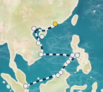 15 Night Hong Kong to Singapore cruise