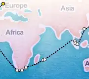 51 Night London to Tokyo cruise