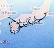 23 Night Tokyo to Tokyo cruise