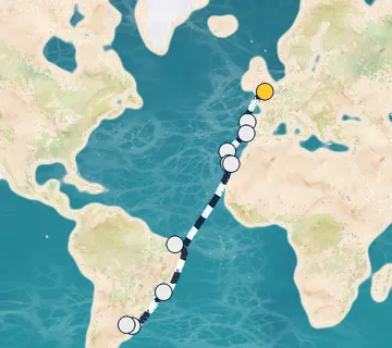 22 Night London to Buenos Aires cruise