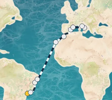 19 Night Sao Paulo to Rome cruise