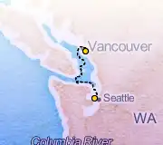 1 Night Vancouver to Seattle cruise