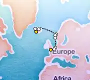 11 Night Reykjavik to London cruise