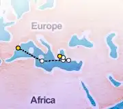 7 Night Barcelona to Athens cruise