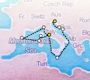 14 Night Rome to Trieste cruise