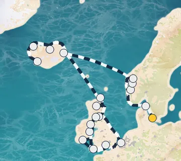 27 Night Copenhagen to London cruise