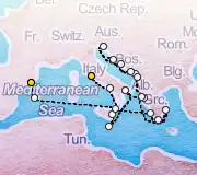 20 Night Rome to Barcelona cruise